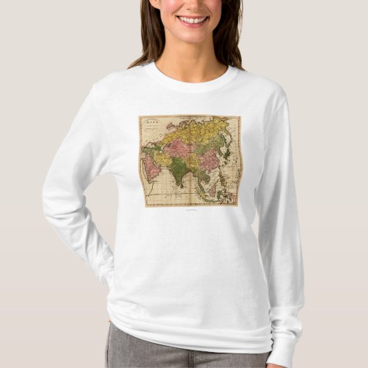 AsiaPanoramic MapAsia 3 T-shirt (Voorkant)