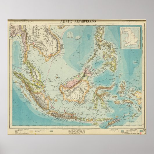 Asiatic Archipelago II Poster (Voorkant)