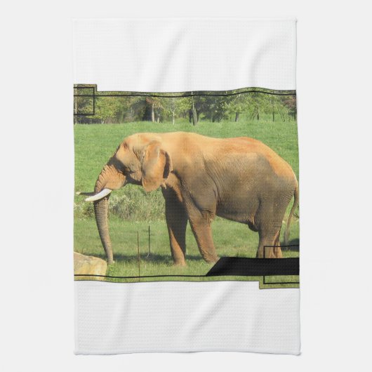 Asiatic Elephants Kitchen Towel Theedoek (Verticaal)