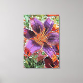 Asiatic Lily Forever Susan Bulb Canvas Print (Voorkant)
