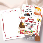 Asiatique Hibachi Sushi Invitation Anniversaire de