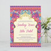 Asiatique - Mariage - Henna - Mehndi - Invitation (Debout devant)