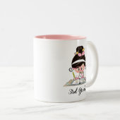 Asiatique personnalisé de tasse de professeur (Devant droit)