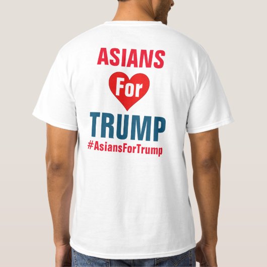 Asiatiques pour le T-shirt d'atout (Dos)