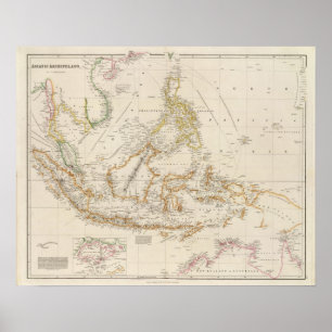 Asiatische archipel poster