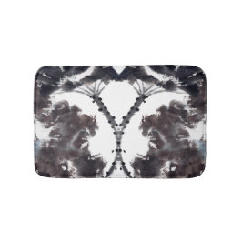 Asiatische Kunst mit Lotusblätter Motiv Badmat