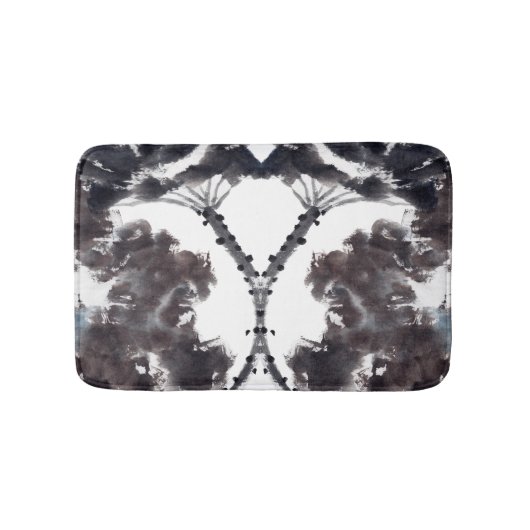 Asiatische Kunst mit Lotusblätter Motiv Badmat (Voorkant)