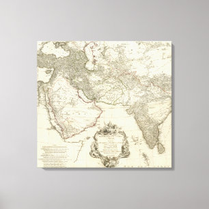 Asie 1 canvas afdruk