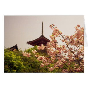 Asie, Japon, Kyoto, temple Kiyomizu au printemps