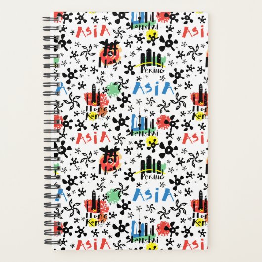 Asie | Motif de symboles (Devant)