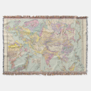 Asien u Europa - Atlas Map of Asia and Europe Deken