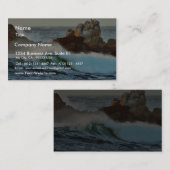 Asilomar beaches Waves Ocean Dusk Visitekaartje (Voorkant / Achterkant)