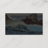 Asilomar beaches Waves Ocean Dusk Visitekaartje (Achterkant)