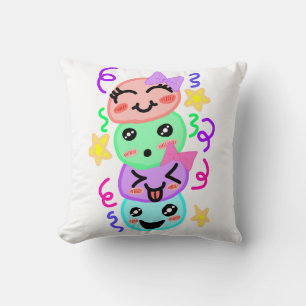 Asinat's Signature Emoji Stack - decoratieve kusse Kussen
