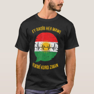 Asiti Koerdistan Vlag Koerdisch Koerd Erbil Koerdi T-shirt