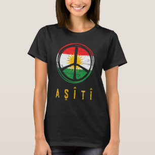 Asiti Koerdistan Vlag Koerdisch Koerd Erbil Koerdi T-shirt