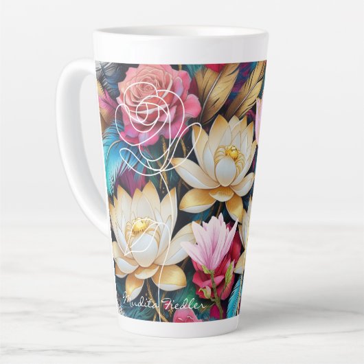 Ask For A Sign-Latte Mug (Angle gauche)