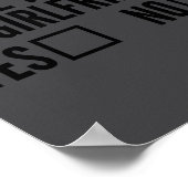 Ask Her Will You Be My Girlfriend Valentine's Day  Poster (Hoek)