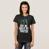 Ask Me About My Tractor   Tractor Drive Tees Men (Voorkant volledig)