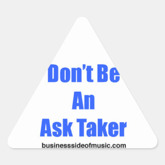 Ask Taker Driehoek Sticker