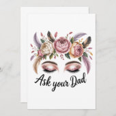 Ask Your Dad Kaart (Voorkant / Achterkant)