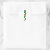 Äskulap Stab Asclepius staff Ronde Sticker (Tas)