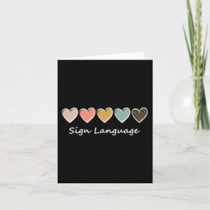 ASL Alphabet American ASL Teacher Sing Language Kaart