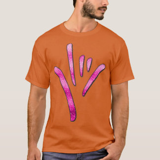 ASL American Sign Language Ik hou van je 7 T-shirt