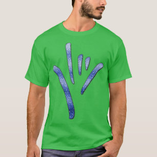 ASL American Sign Language Je t'aime T-shirt bl