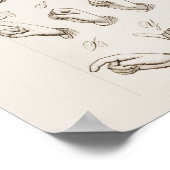 ASL Amerikaanse Gebarentaal Grafiek Poster (Hoek)