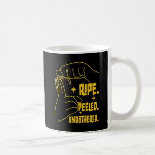 ASL Bananontwerp - Rijp, Geschild, Ongestoord   Koffiemok
