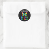 ASL Be Kind s1 ASL Amerikaanse gebarentaal Ronde Sticker (Tas)