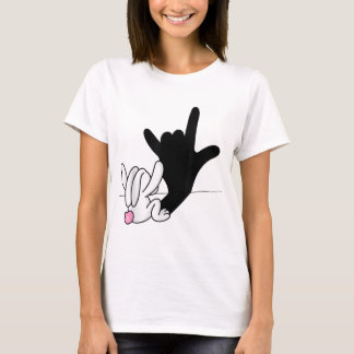 ASL Bunny Reflection I hou van je handgebarentaal T-shirt
