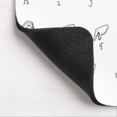 ASL Chart Mousepad Muismat (Hoek)
