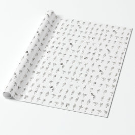 ASL Chart Wrapping Paper Cadeaupapier