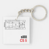 ASL Crusader I Sleutelhanger Fob (Achterkant)