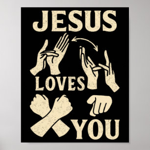 Asl Docent Amerikaanse Gebarentaal Christelijk Jez Poster