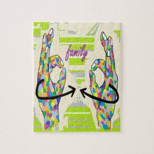 ASL FAMILY LEGPUZZEL