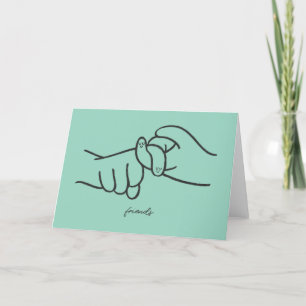 ASL Friends Kaart – Amerikaans Gebarentaalontwerp