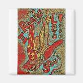 ASL Funky Ik hou echt van je Magneet (Voorkant)