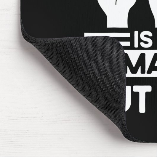 ASL-gebarentaal als magisch maar echt doof Muismat (Hoek)