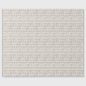  ASL Gebarentaal Kerstcadeau Cadeaupapier (Vlak)