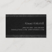 ASL, gebarentaal, vertaler, Visitekaartje (Achterkant)