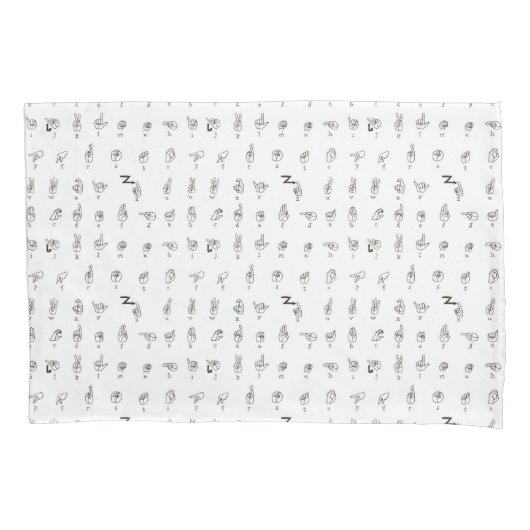ASL Grafiek Kussensloop Set (Voorkant-Links)