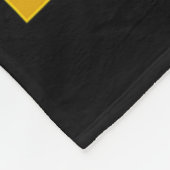 Asl Hand Gesture Deaf Hearing Loss Awareness 9  Fleece Deken (Hoek)