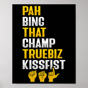 ASL Handgebaar Doof Gehoorverlies Bewustzijn 8 Poster