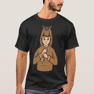 ASL Handgebaar Doof Gehoorverlies Bewustzijn Jonge T-shirt