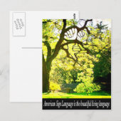 ASL-Handvormige Bijkantoren Briefkaart (Voorkant / Achterkant)