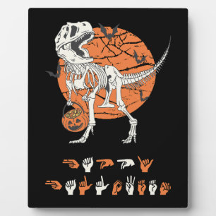 ASL Happy Halloween III - Schattige Spooky Seizoen Fotoplaat