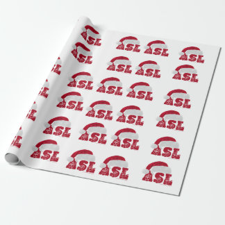 ASL HO HO HO PET CADEAUPAPIER